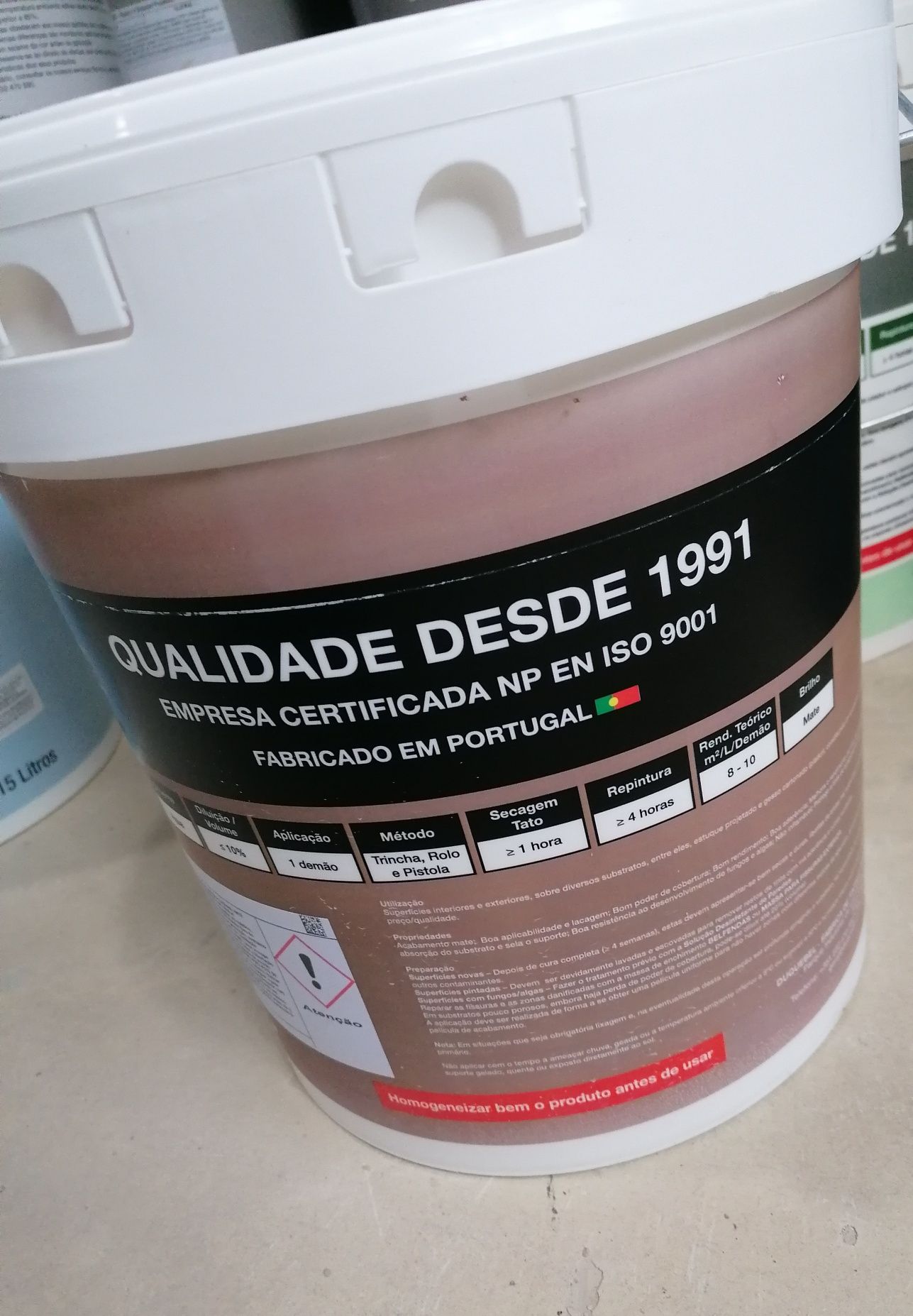 balde Tinta branca primario acrílico 15lts (nova)