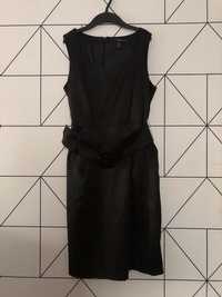 Czarna sukienka z paskiem H&M rozm XXL