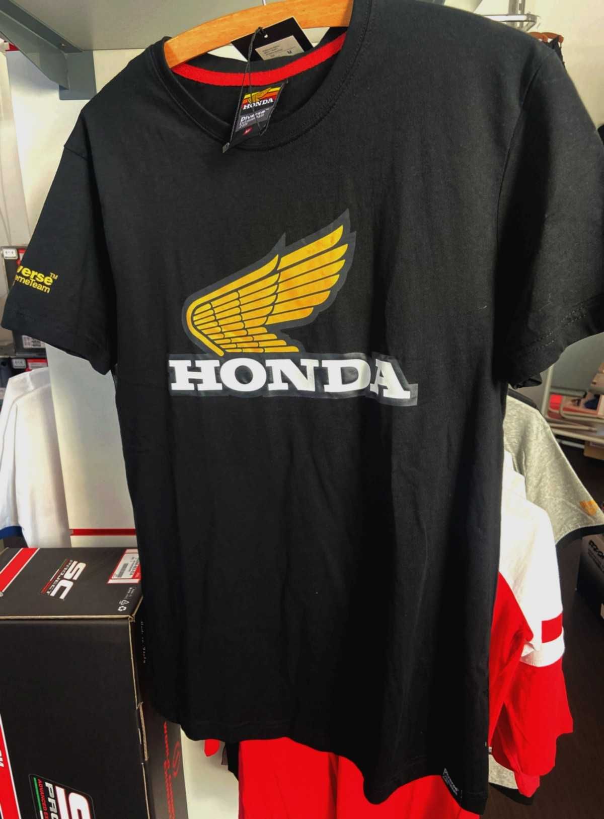 T-shirt Koszulka Damska Honda czarna skrzydło rozmiar S prezent