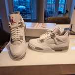 "Buty damskie Trampki" Jordan_4_Retro_White_Oreo Roz.36
