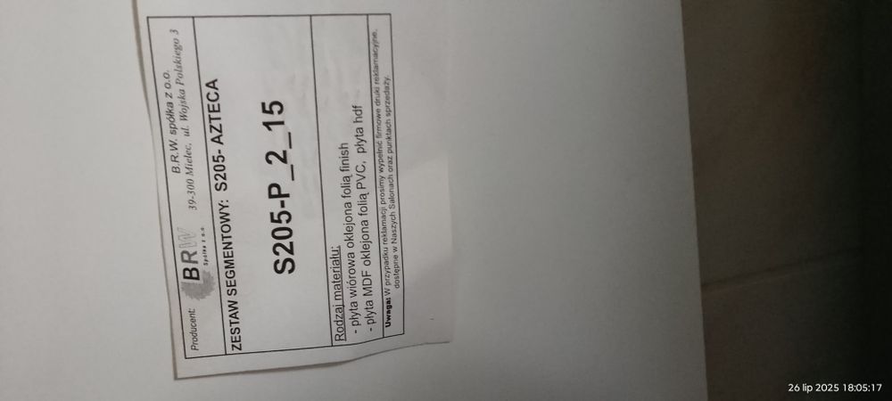 Półka ścienna AZTECA