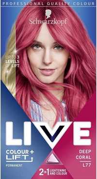 Trwała farba do włosów SCHWARZKOPF LIVE Colour L77 Róż