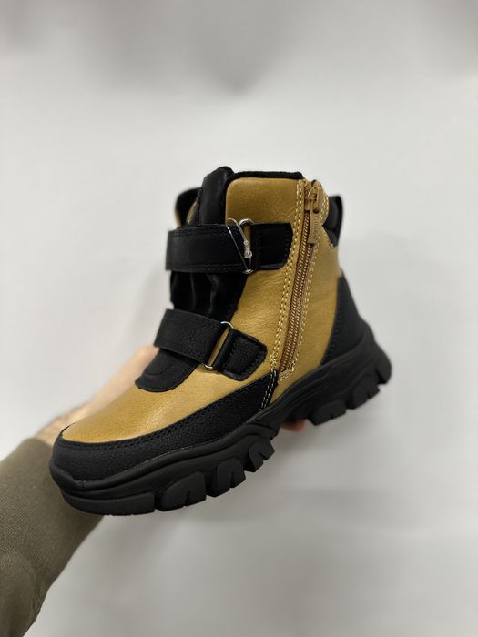 Черевики на зиму хлопчика 27-32, ботинки зимові на овчині, хайтопи