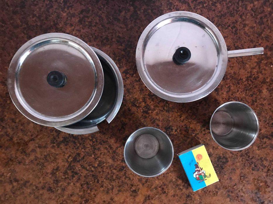 Совок для сыпучих алюминий СССР ёмкости для приправ специй Индия