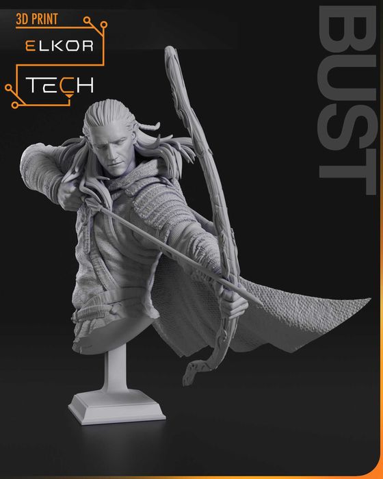 Popiersie Legolasa z Władcy Pierścieni