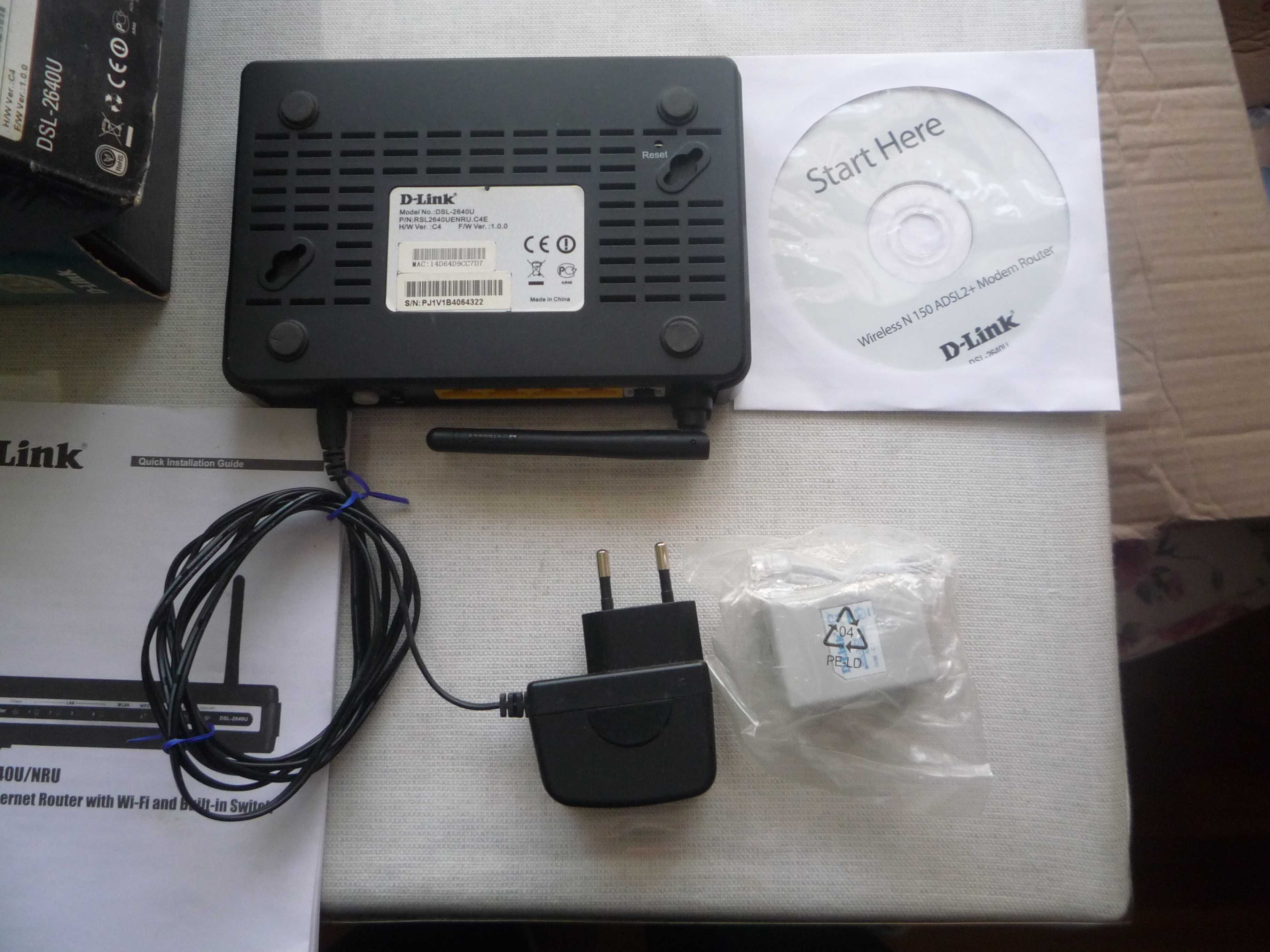 продам модем на запчасти D-Link  wireless N 150 ADSL2+ Modem Router