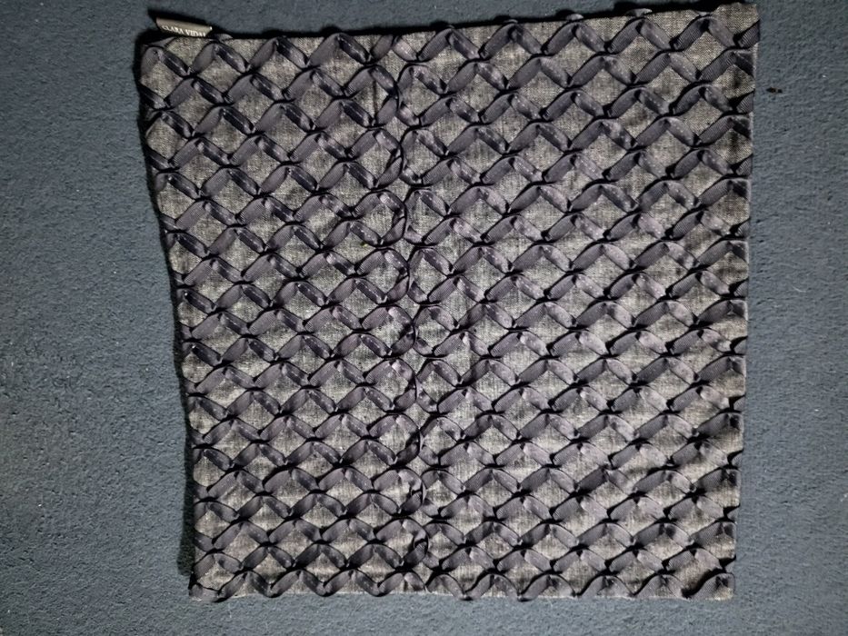 Almofada 40x40cm Cinza com aplicação - Nova