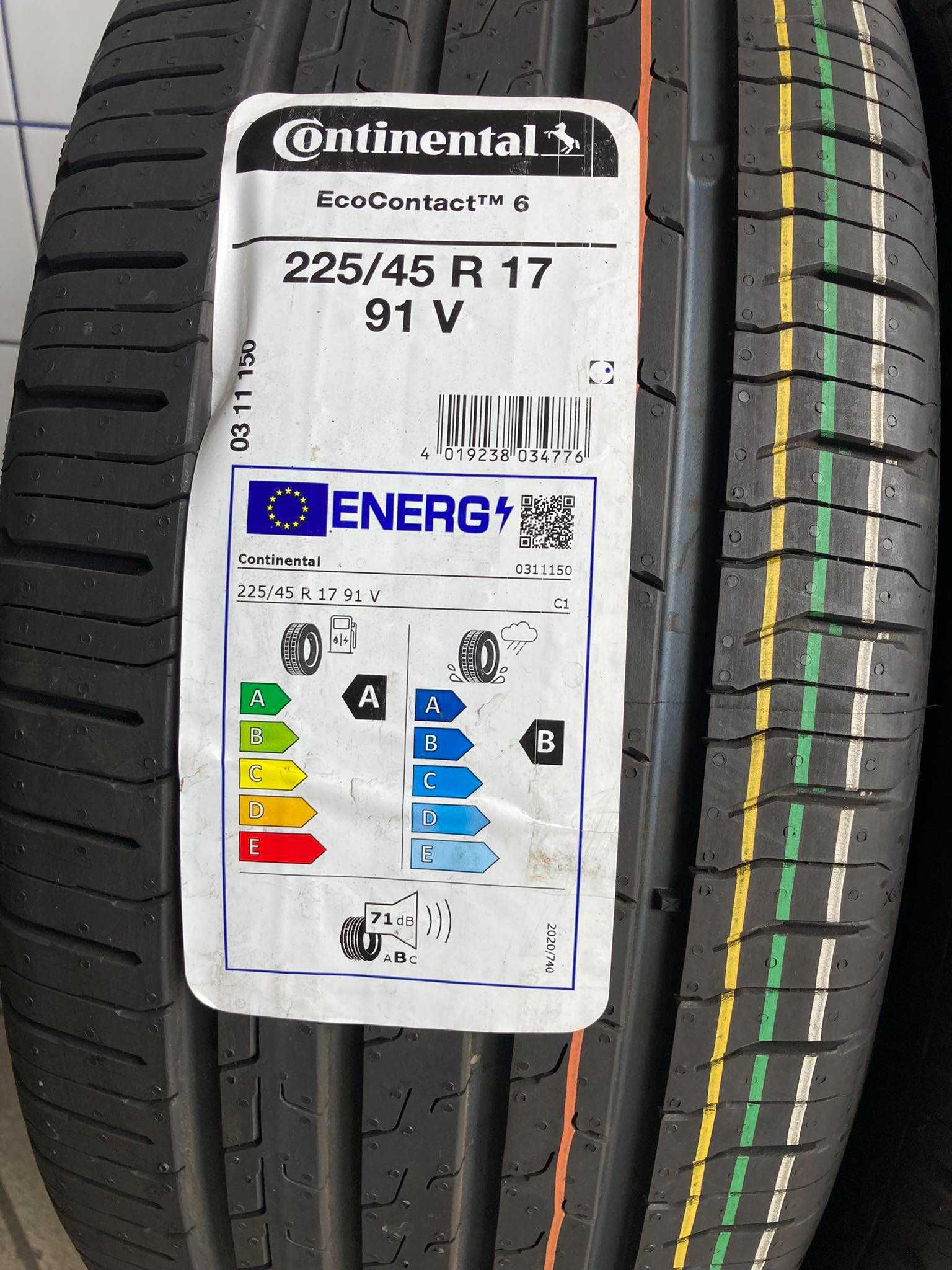 2szt. Nowe 225/45R17 Continental Ecocontact 6 [575]