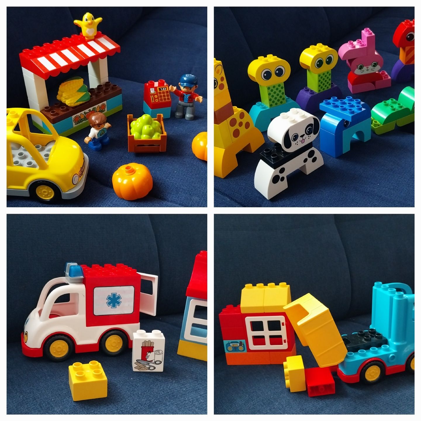 Klocki DUPLO 11 zestawów.
