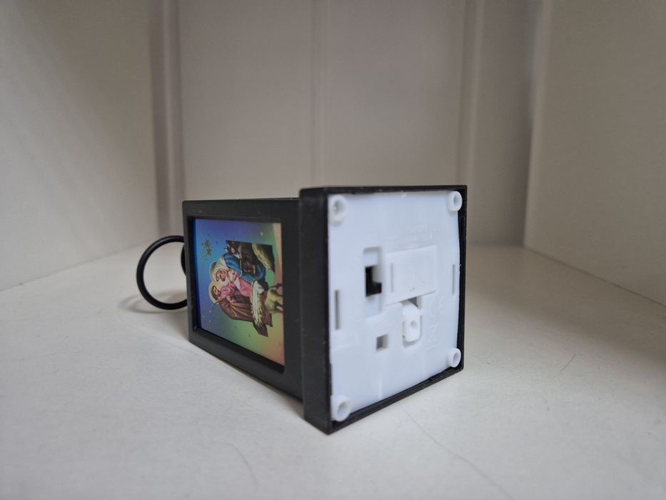 Lampion led witraż z motywem religijnym święta rodzina