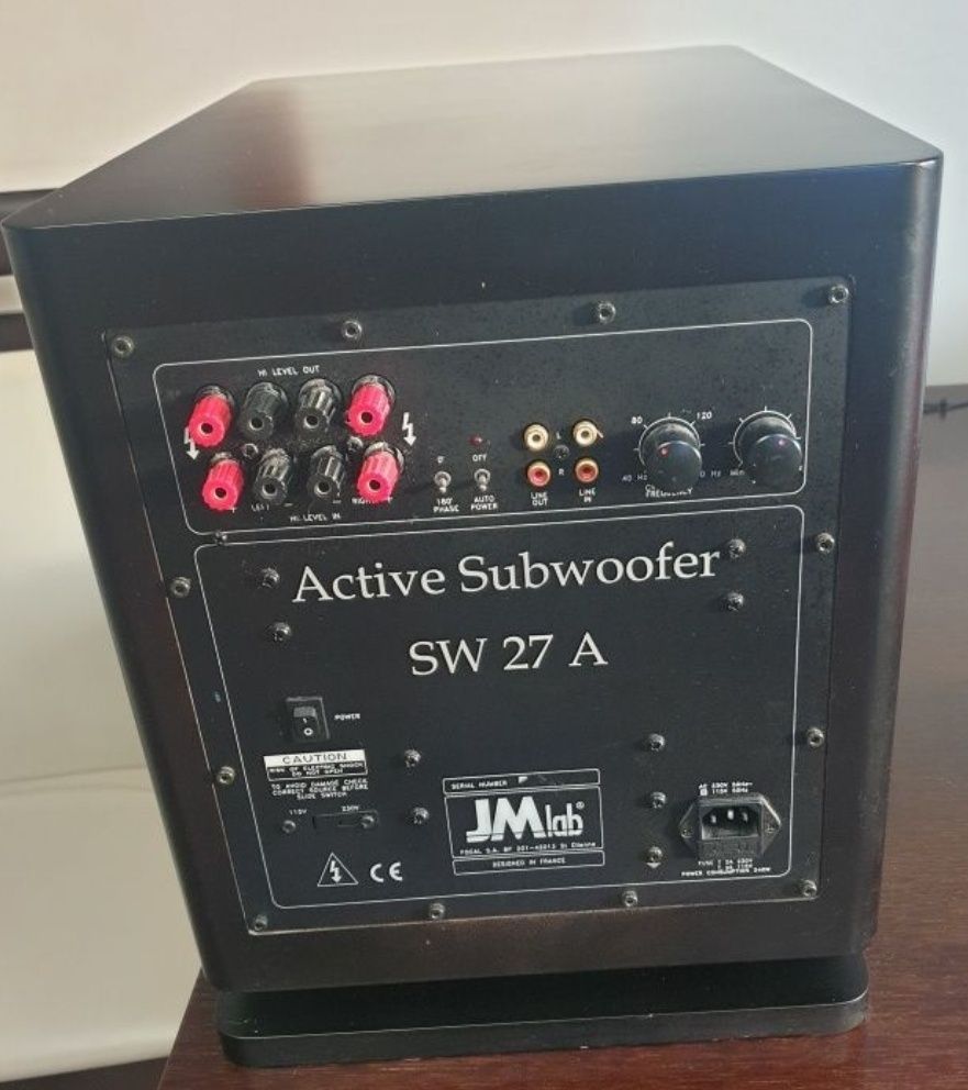 sobwoofer- aktywny Focal SW 27A

POLECAM!!!