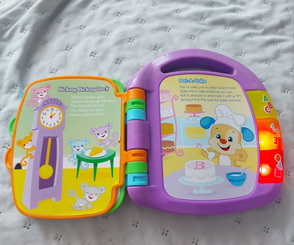 Музична книжечка,книга на англійській мові Fisher price