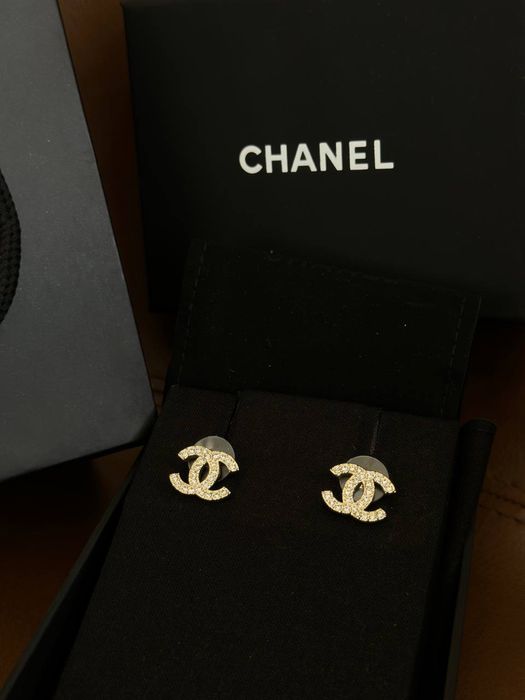 Chanel серіжки нові в золоті