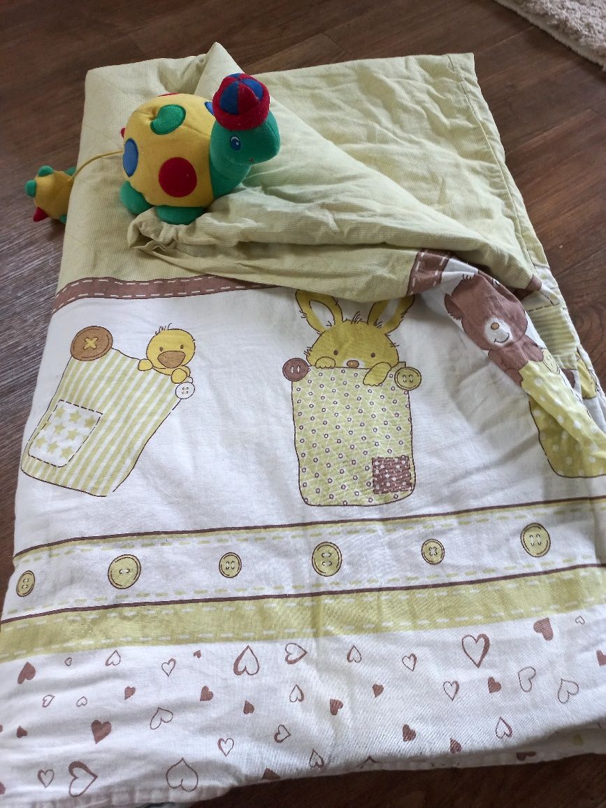 Детское одеяло+пододеяльник (100×150) + вещи, обувь