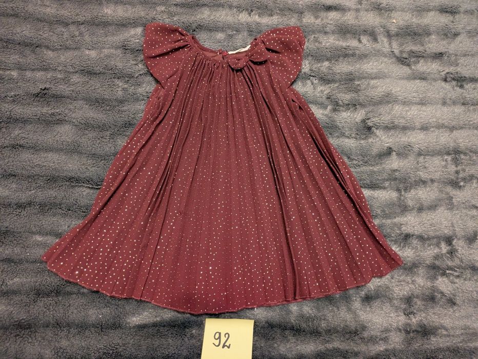 Paka zimowych ubrań dla dziewczynki rozmiar 92