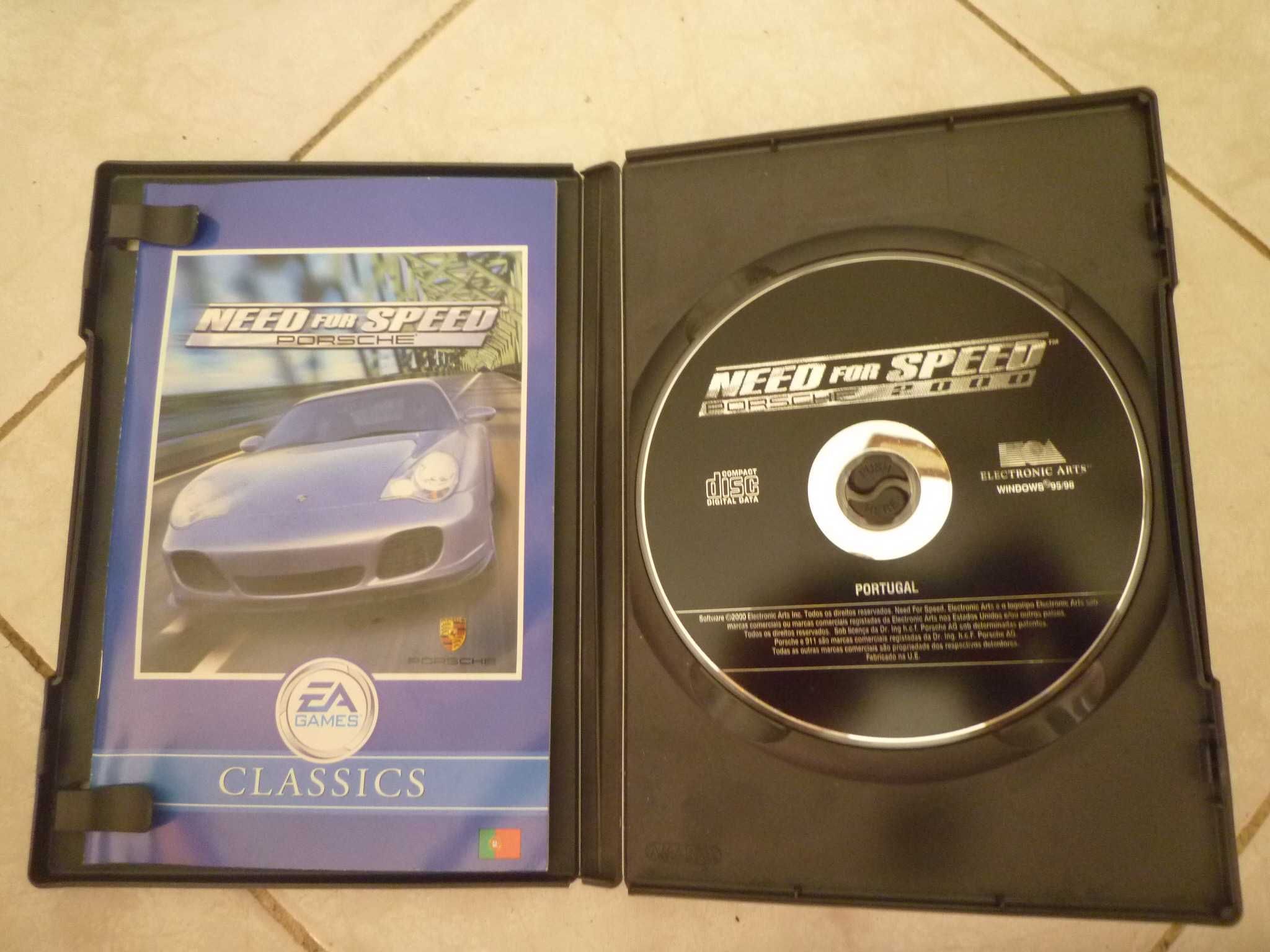 Need for Speed Porsche PC CD-Rom Classics raro