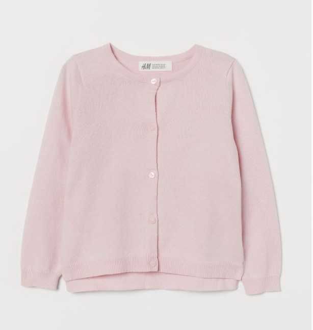 Кофта кардиган H&M для дівчинки, в школу супер, на 6-8 років