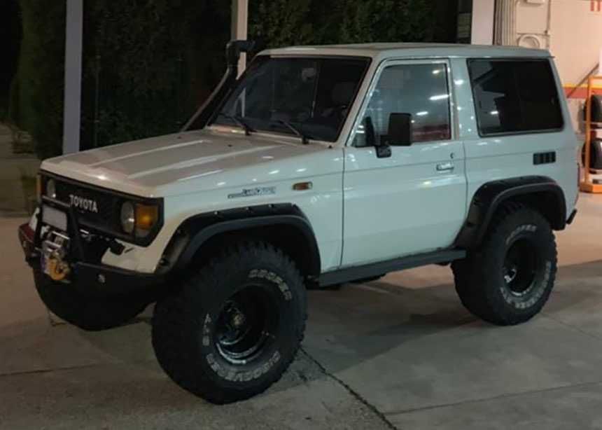 Toyota Land Cruiser j 70,lj71g, poszerzenia nadkoli