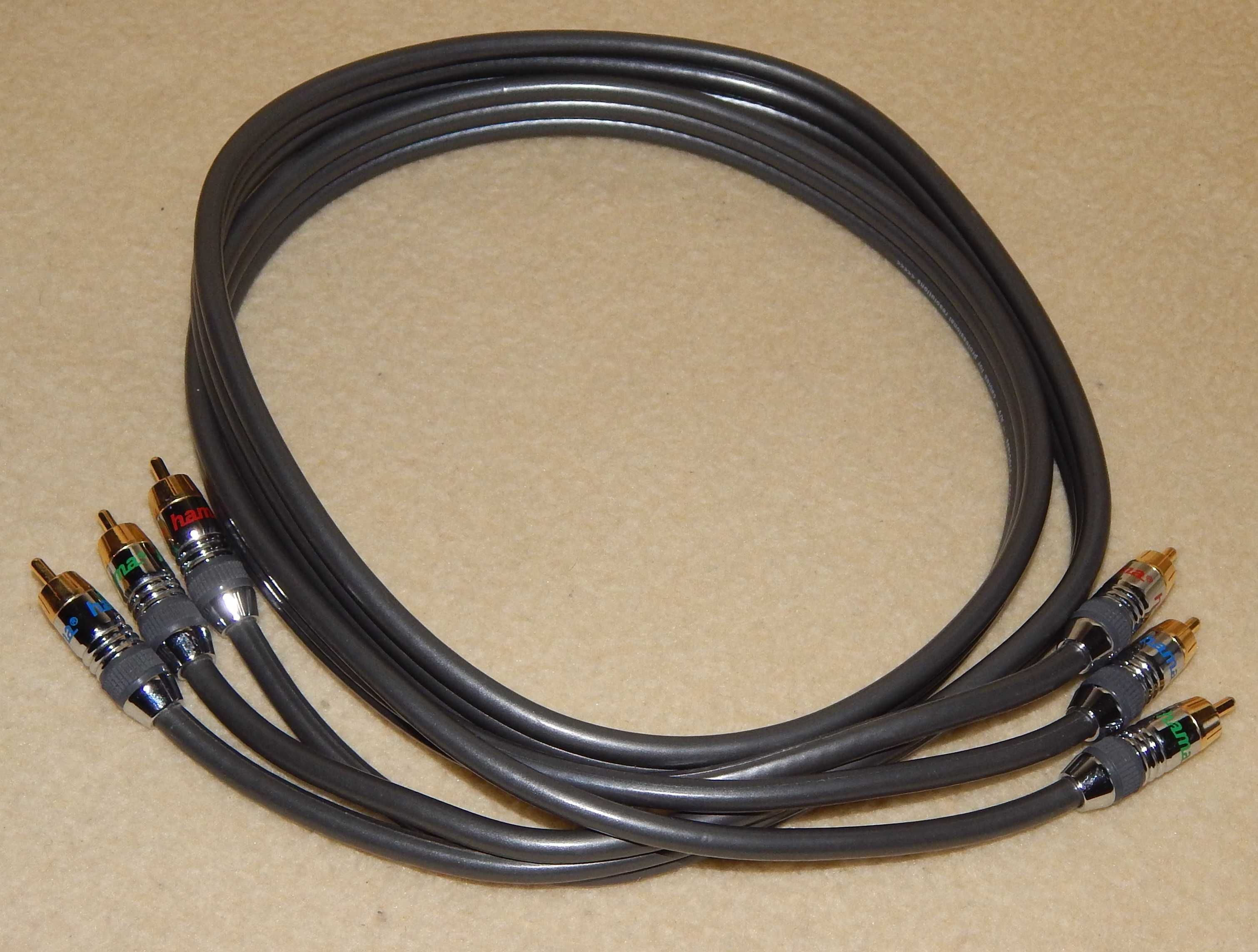 Кабель AV 3 RCA на 3 RCA Hama Pro Class 1.5 м