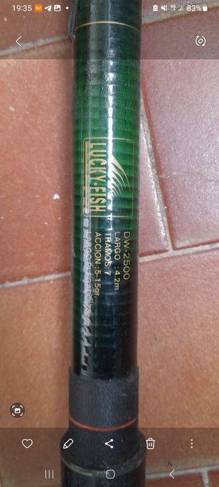 Várias canas de pesca tamanhos vários s/ carretos