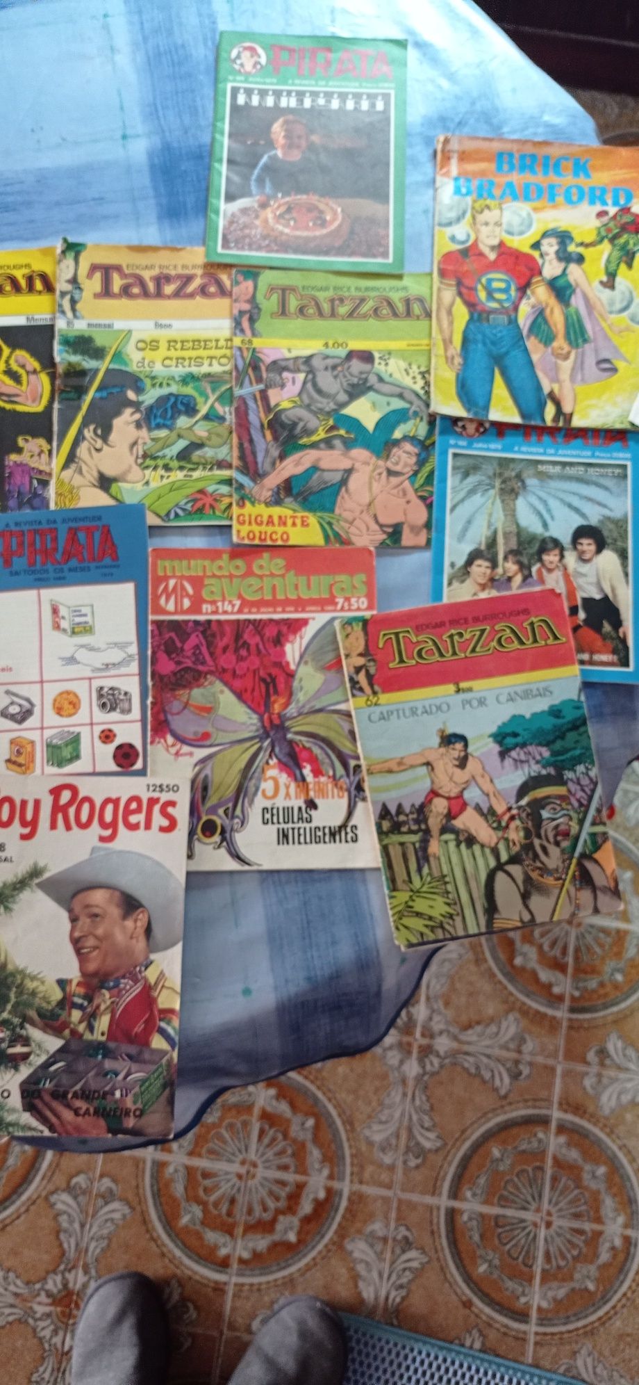 livros antigos de banda desenhada