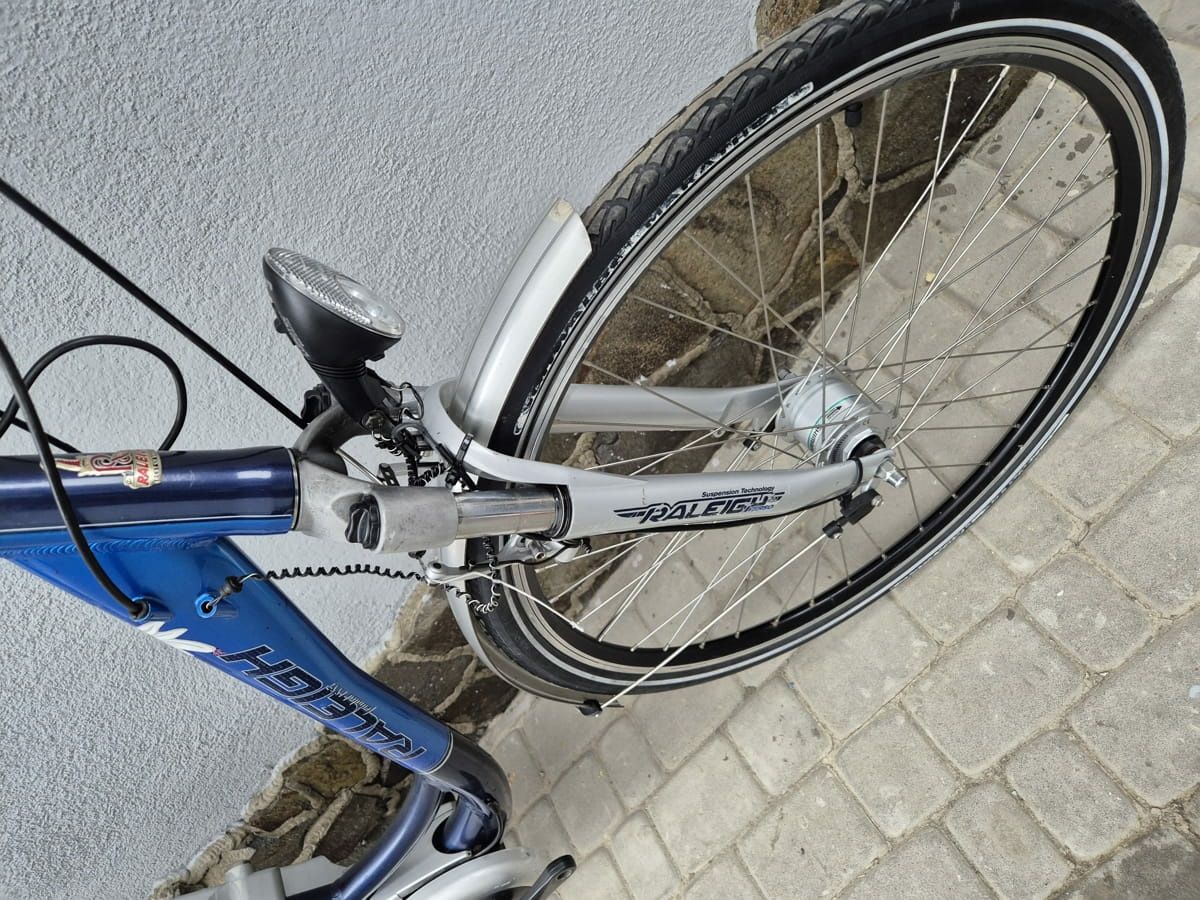 Електровелосипед дамка бу з Європи Raleigh 28 A11