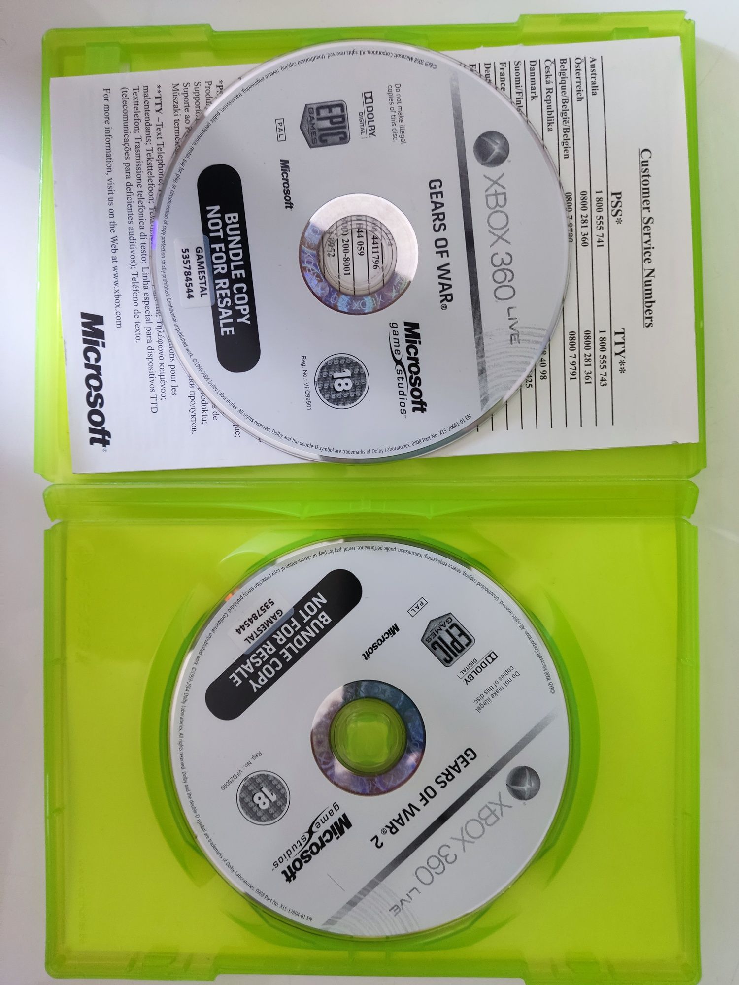 Gears of War / Gears of War 2 Bundle Xbox 360