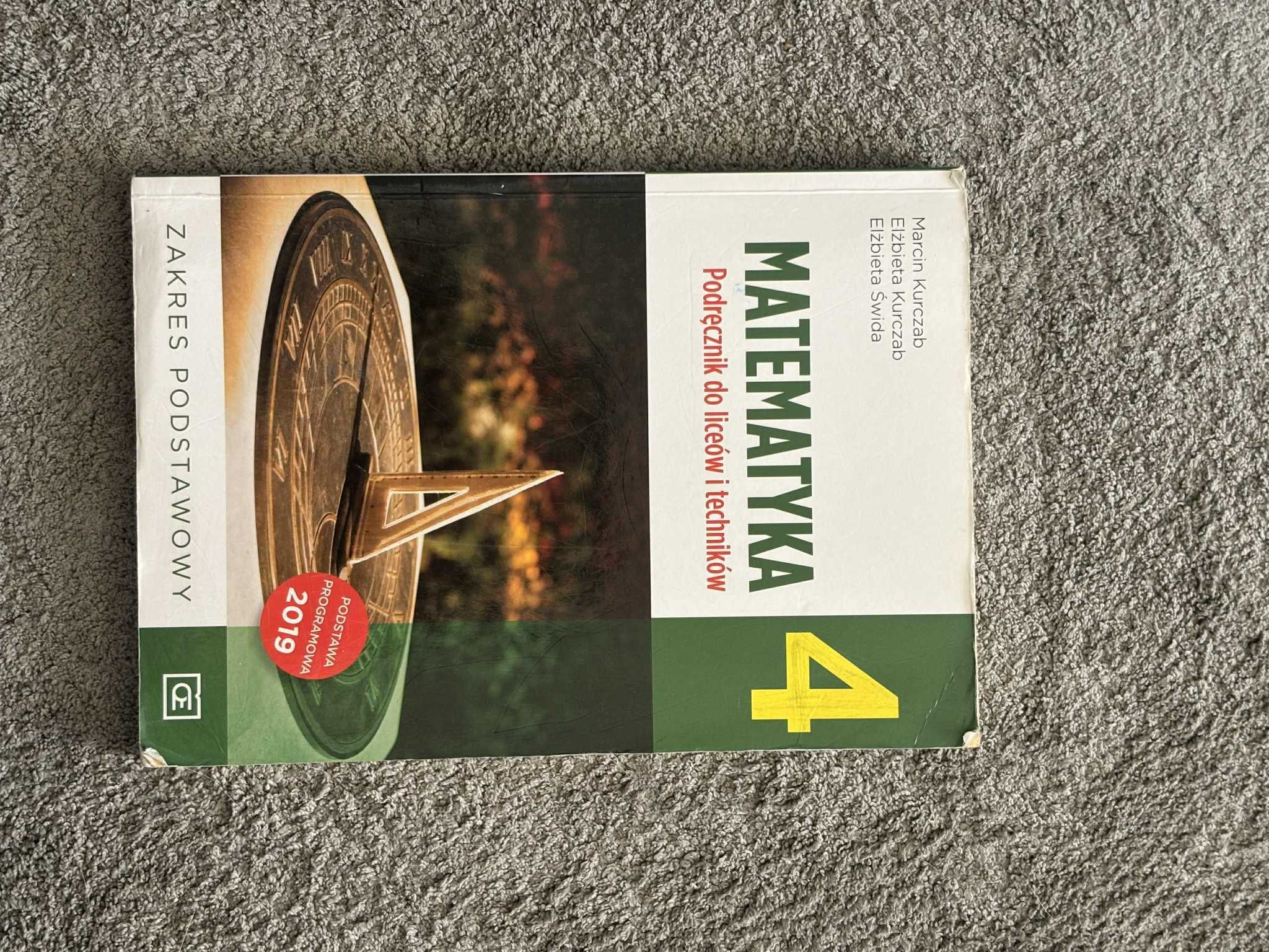 Podręcznik do matematyki klasa 4 szkoła średnia