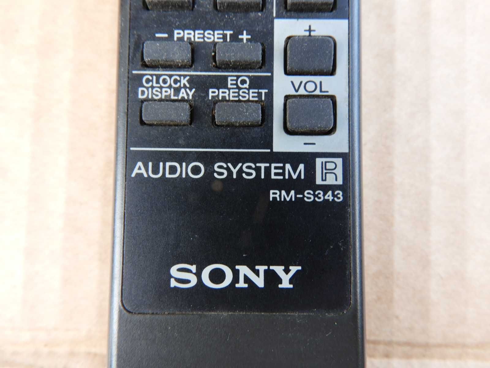 Pilot Sony audio RM - S343
