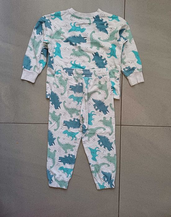 Komplet dresowy chłopięcy w dinozaury r. 110