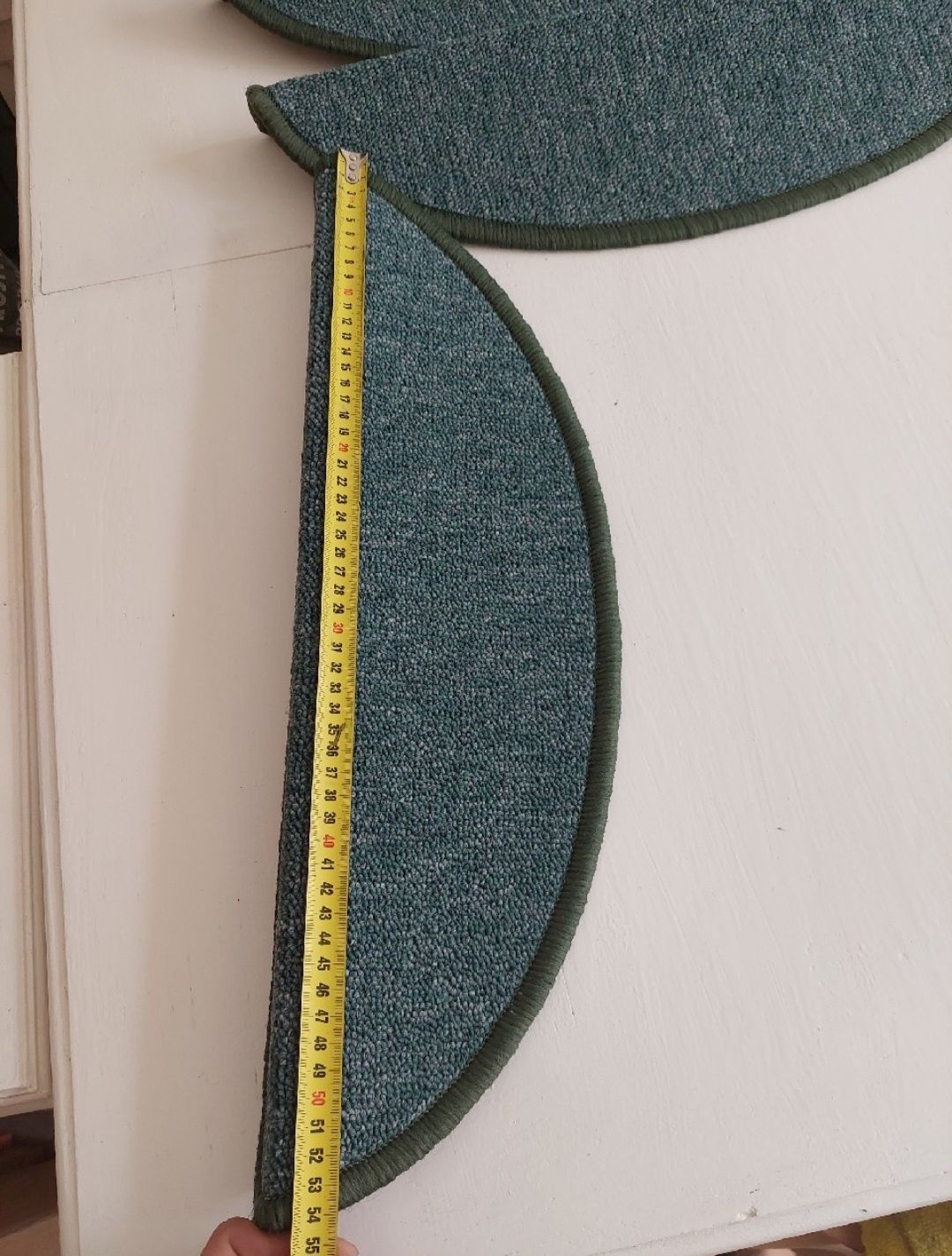 Nakładki Dywaniki na stopnie schodów 4 sztuk 17x55cm nowe zielone