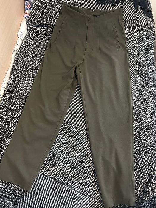 Брюки палацо хакі Cropp