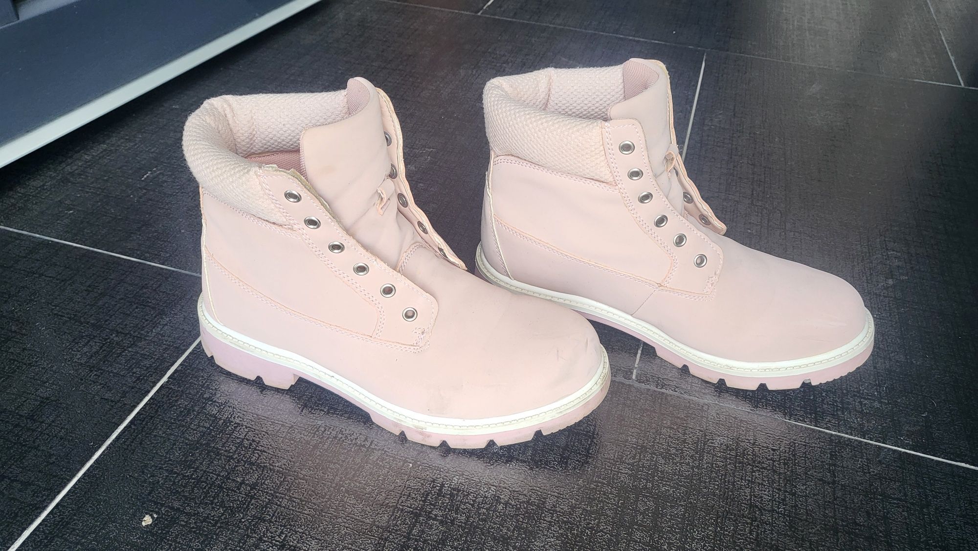 Buty zimowe różowe