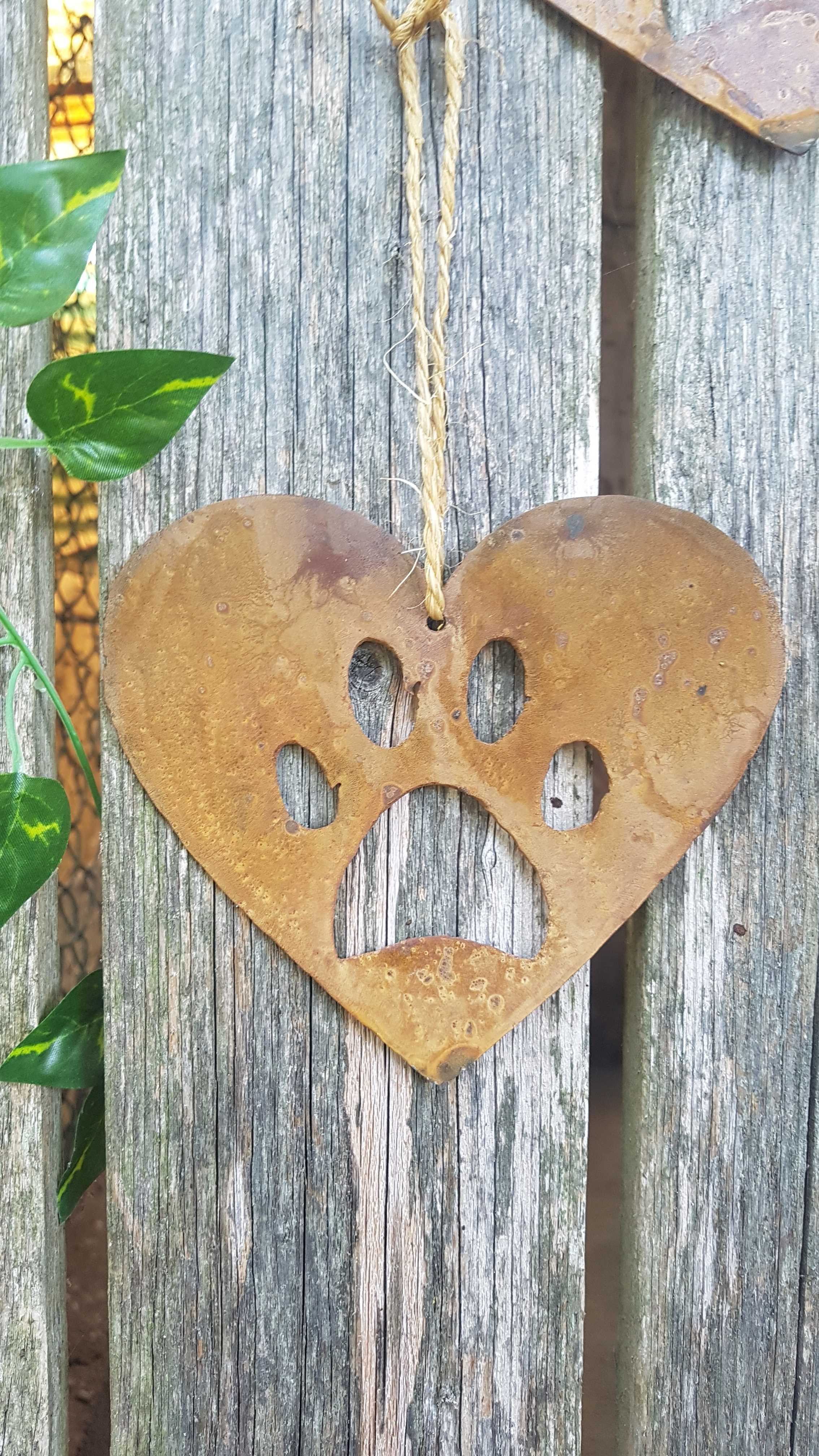 Decoração para jardim em ferro