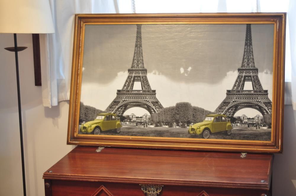 Quadro vintage 'Paris' (1.1m*70cms)