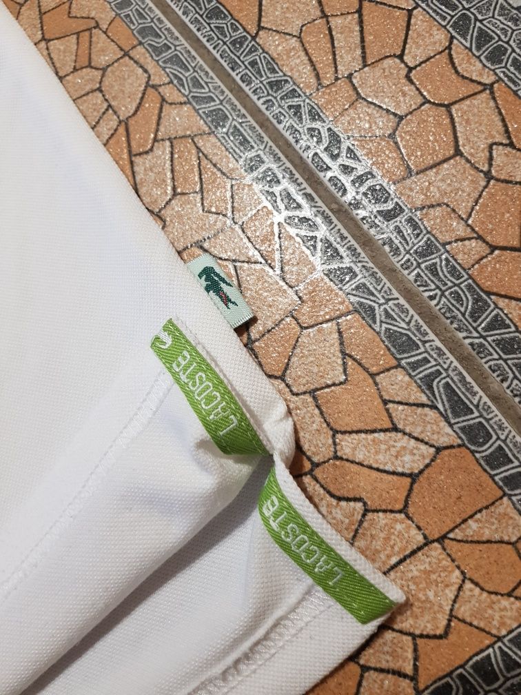 Текстильна поло, футболка Lacoste (S-M)