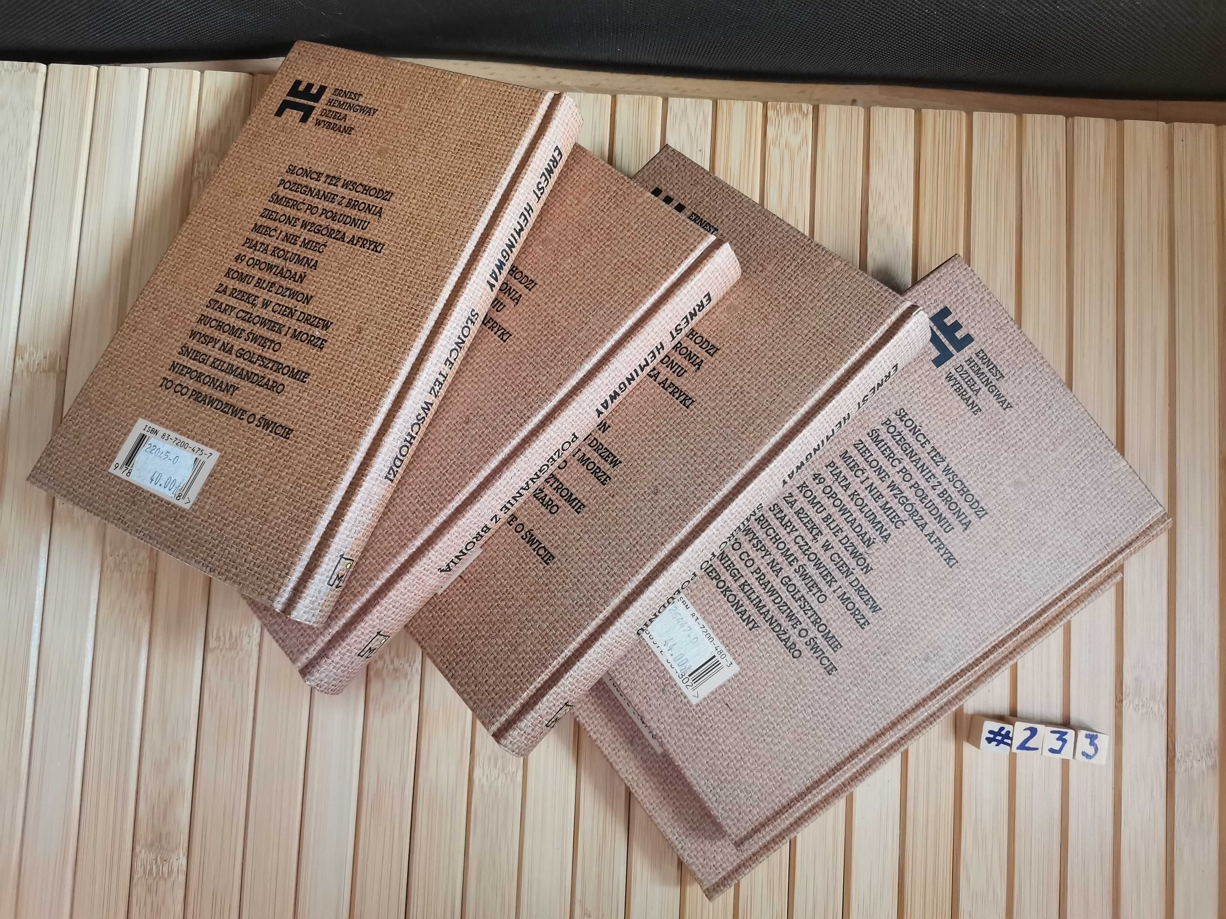 Hemingway Mieć i nie mieć Zielone wzgórza Afryki i inne Real foty