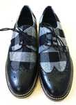 Sapatos pele/tecido edição limitada 44
