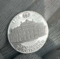 Srebrna moneta austriacka 100 schillingów