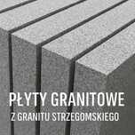 Płyty granitowe 60x40x6 / Polski Granit /płyty chodnikowe