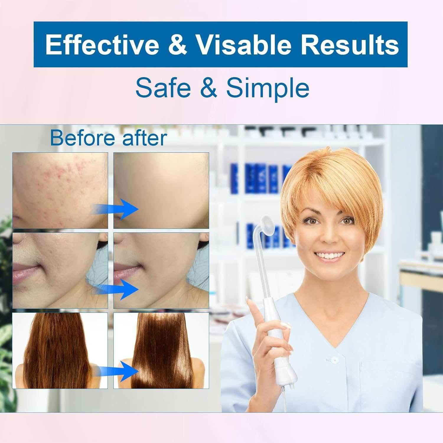 Darsonval Beauty System JHM-08A urządzenie do pielęgnacji skóry