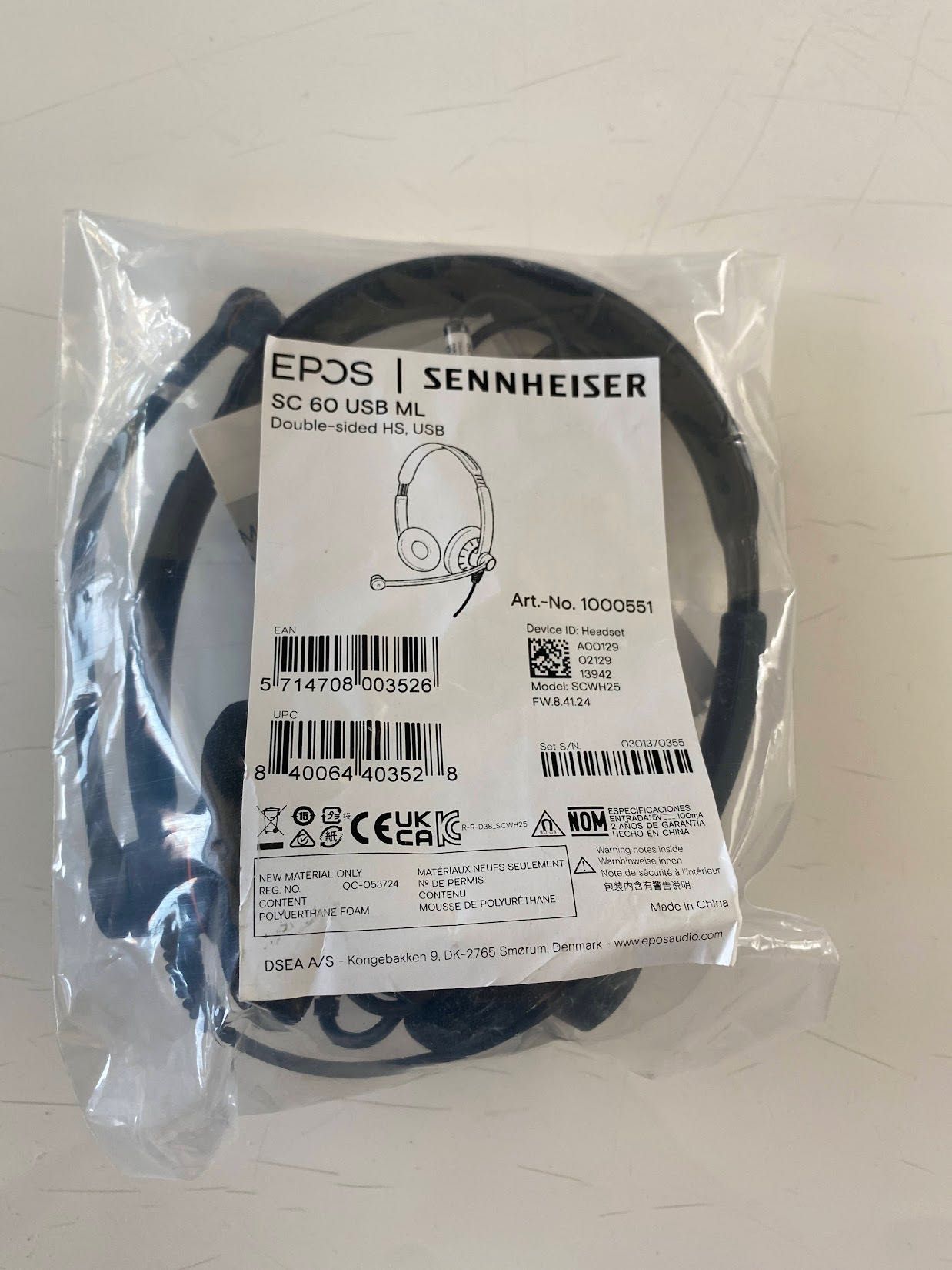 Słuchawki do komputera Sennheiser SC 60 USB ML