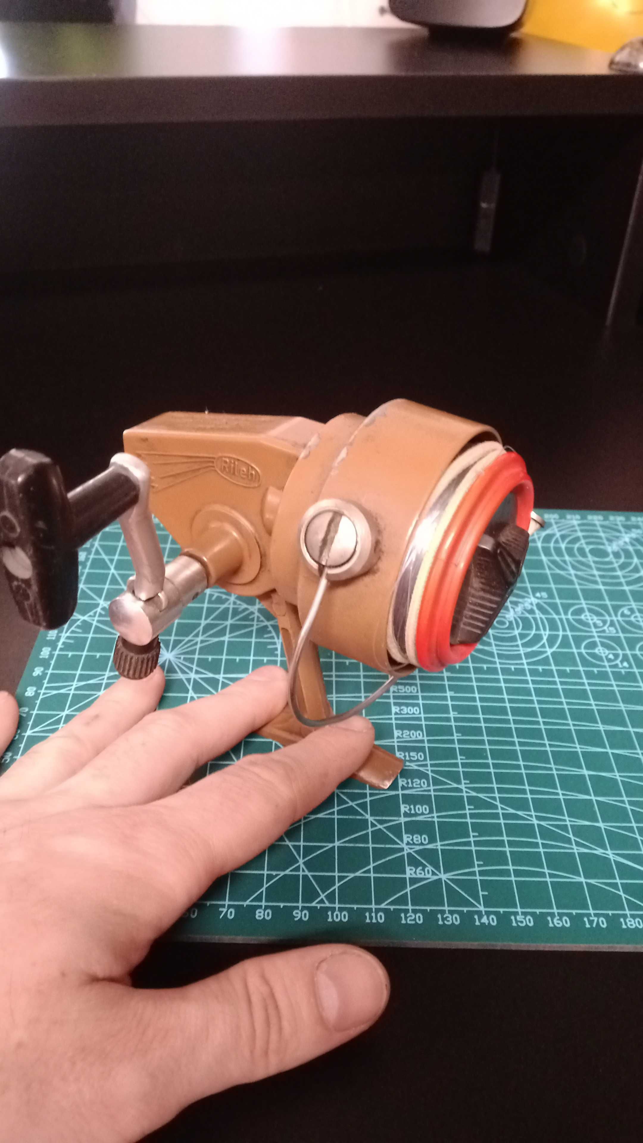 Kołowrotek vintage rileh rex 64 Germina DDR PRL