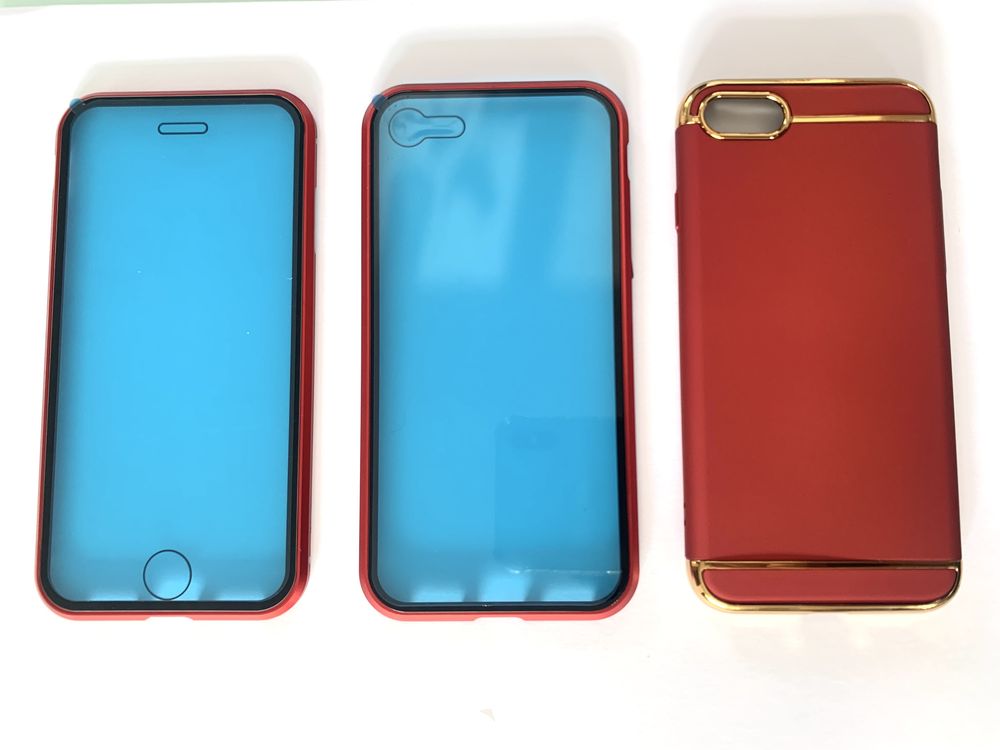 2x Capas Apple iPhone SE 2 Metal Vidro Temperado Novas