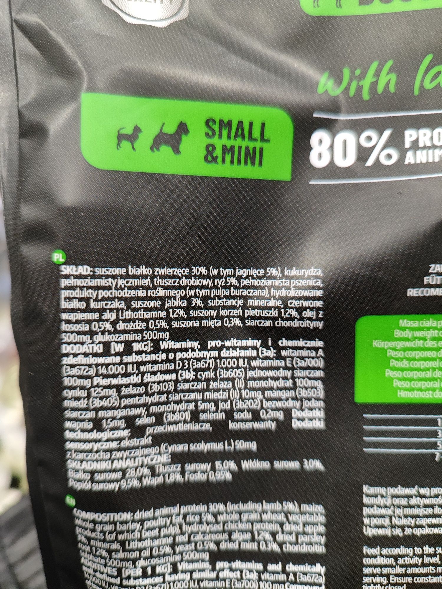 Sucha karma z jagnięcina dla psów małych ras york chihuahua 600g