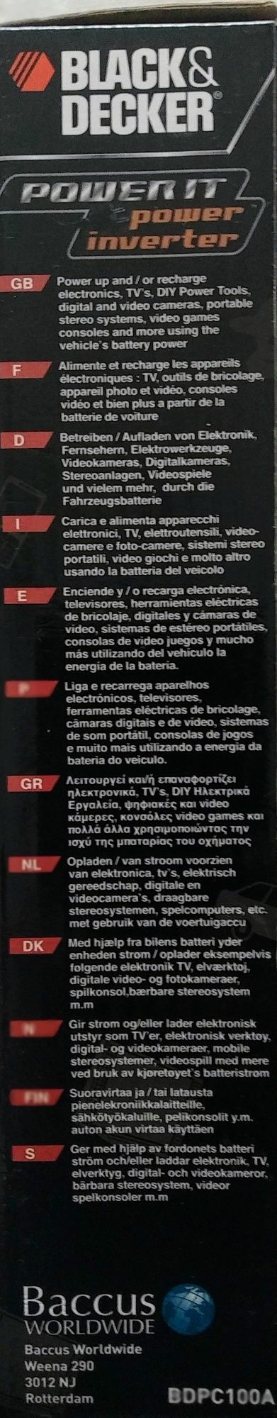 Inversor para converter corrente elétrica do carro