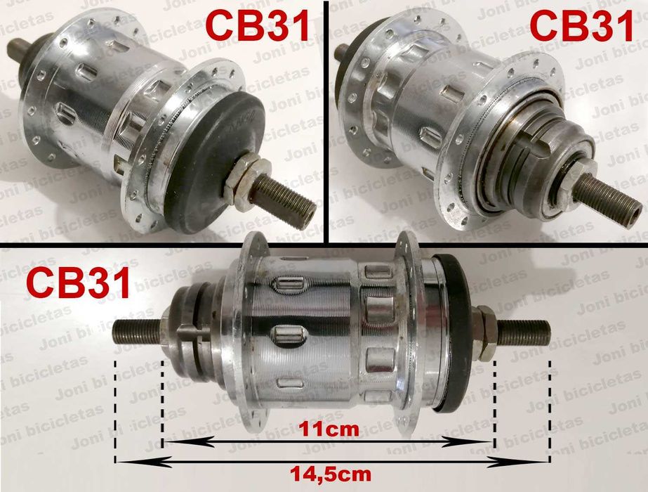Cubos de roda de bicicleta