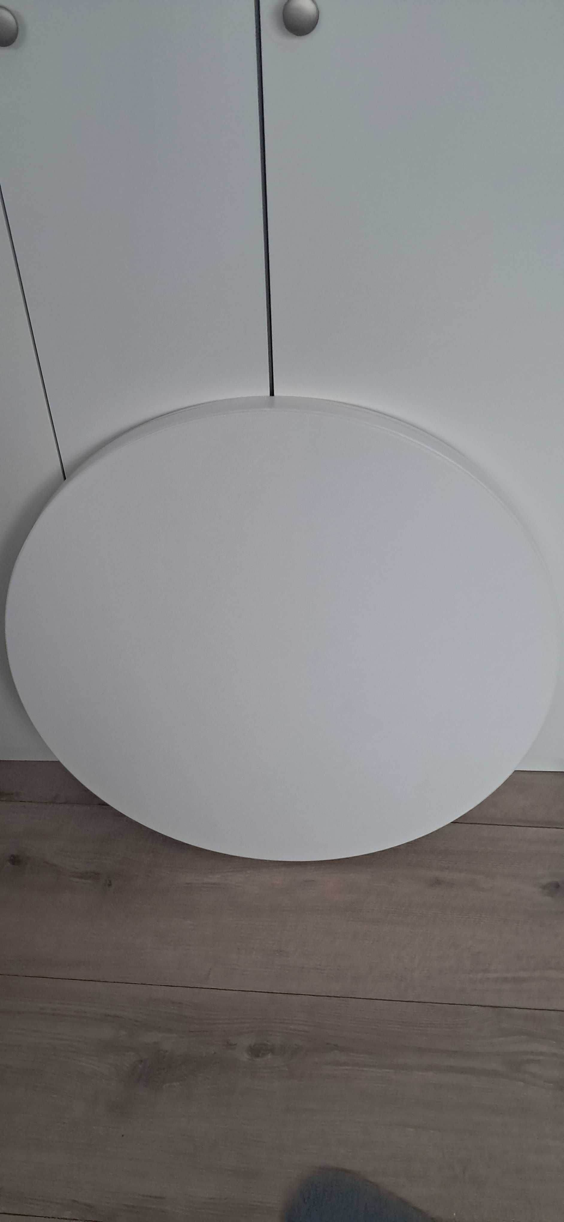 Blat laminowy biały fi 70 cm
