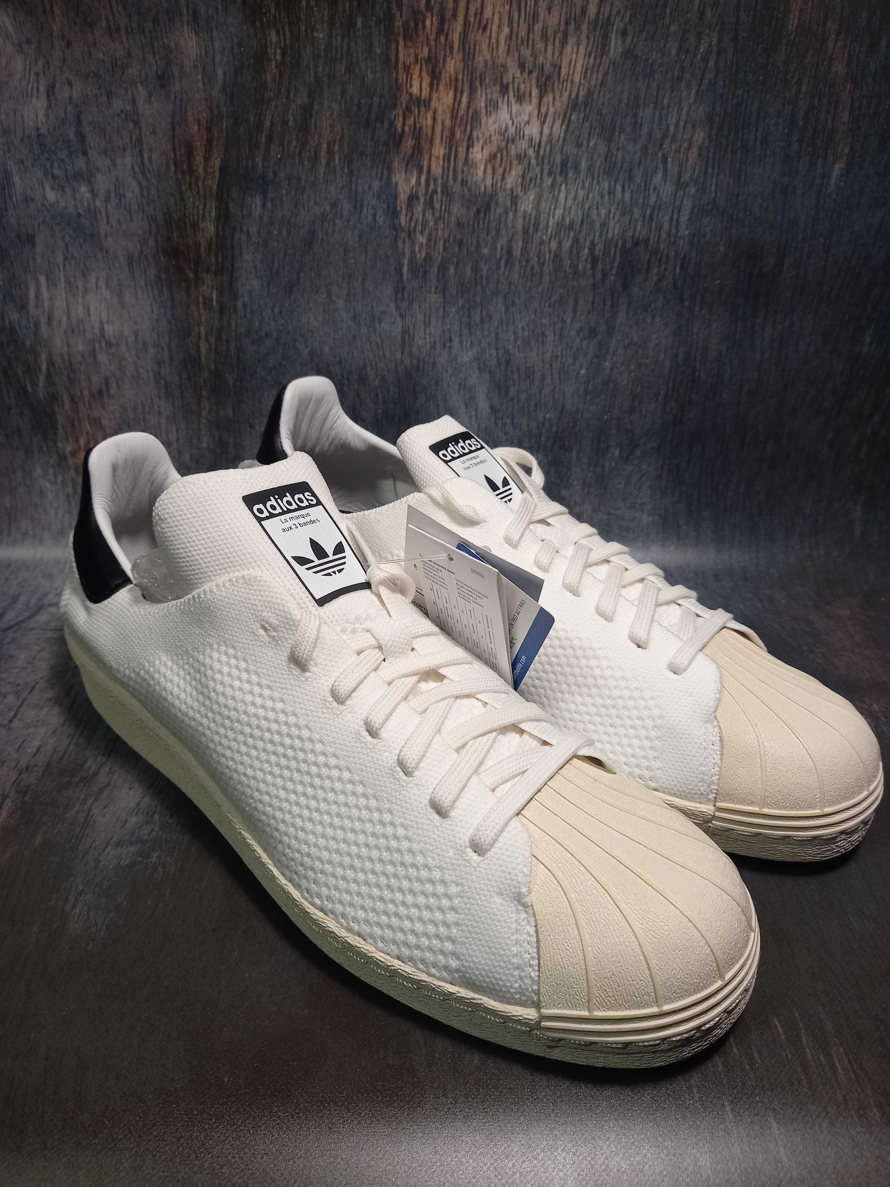 Adidasy superstar Primeknit białe z oryginalnym pudełkiem.