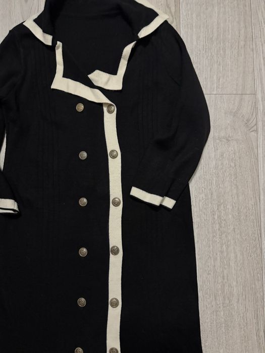 Трикотажна  чорна сукня 50розмір